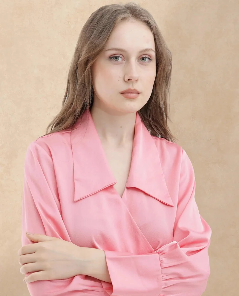 Rareism Women's Versatile 3-Way Wrap Brunch Top