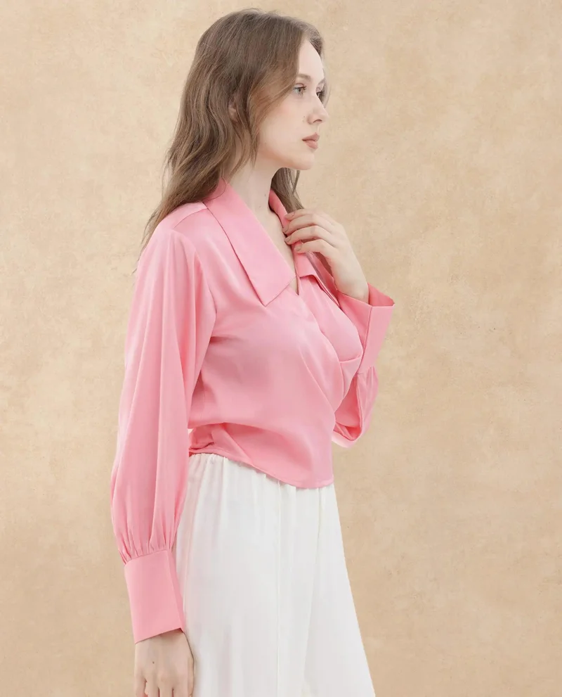 Rareism Women's Versatile 3-Way Wrap Brunch Top