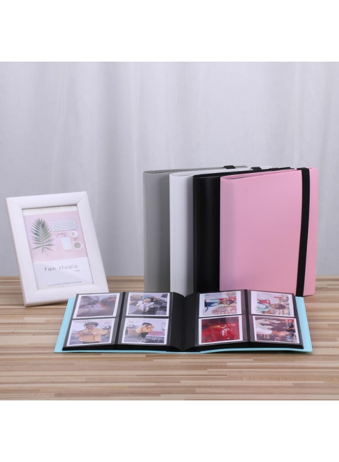 spa luxetique 432 Pockets Photo Album for Fujifilm Instax Mini Camera, Polaroid Camera, for Fujifilm Instax Mini 12 11 9 40 99 90 8 7 Evo LiPlay Instant Camera, Polaroid Snap PIC-300 Z2300 Instant Camera (Silver Gray) - Image 5