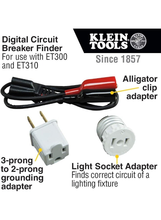 Klein Tools 69411 Circuit Breaker Finder Accessory Kit, Circuit Breaker Leads, Circuit Breaker Adapters  - Image 1