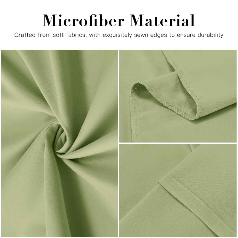 DOWNSTORIA Body Pillow Cover, Ultra Soft Microfiber Long Pillowcase, Envelope Closure Large Pillow Cases 20x54 inch (Sage Green) - Image 3