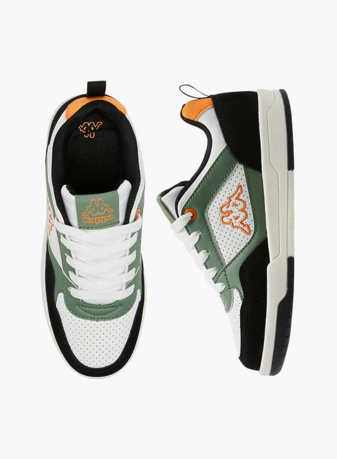Kappa Boys' Panelled Lace-Up Sneakers