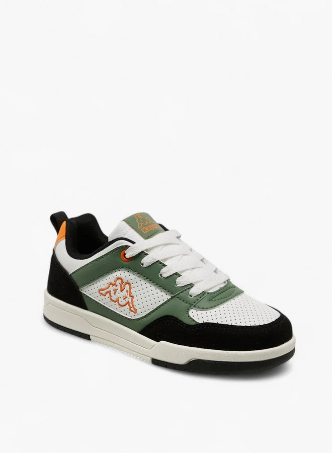 Kappa Boys' Panelled Lace-Up Sneakers