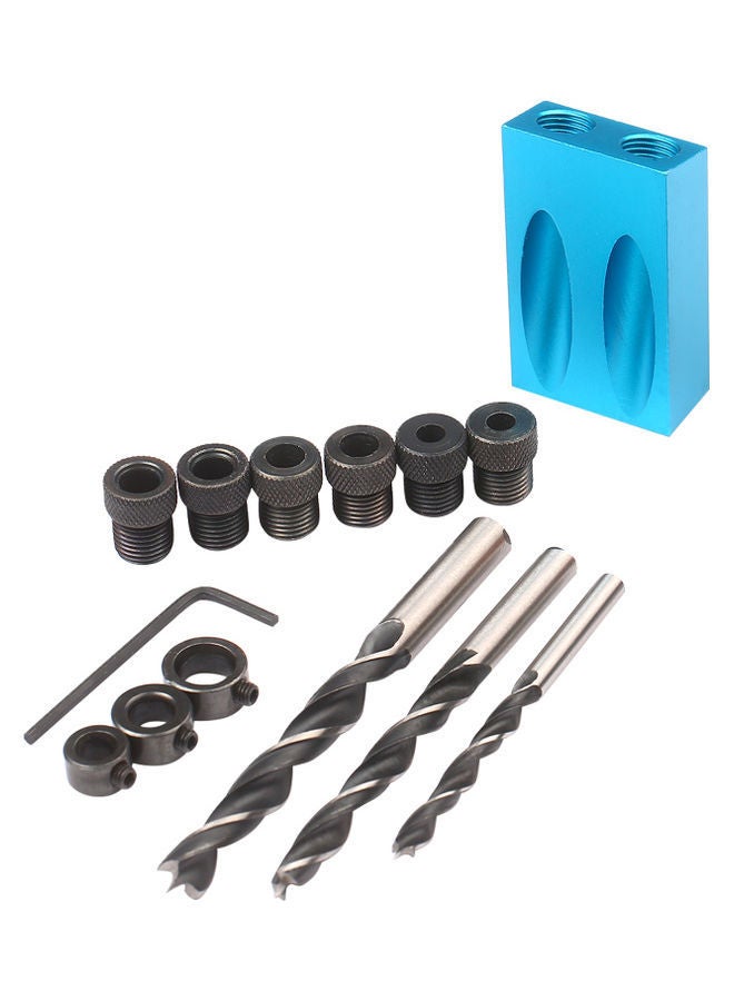 NIBEMINENT 14-Piece Puncher Locator Jig Kit Multicolour 20.00X2.00X13.00cm - Image 1