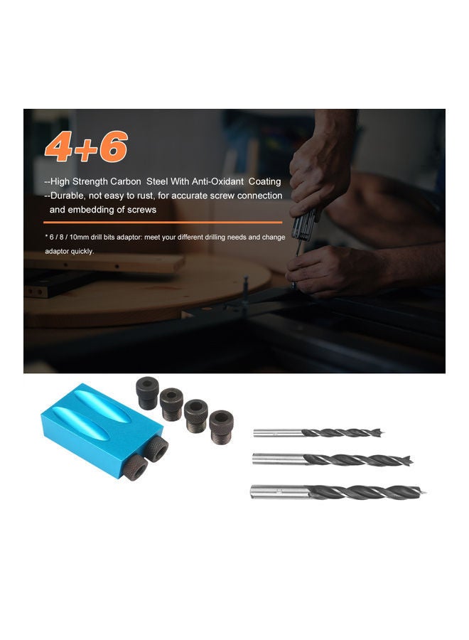 NIBEMINENT 14-Piece Puncher Locator Jig Kit Multicolour 20.00X2.00X13.00cm - Image 3