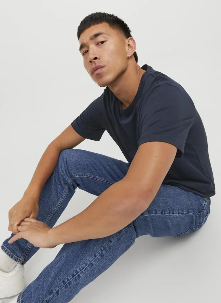 JACK & JONES  Essential Crew Neck T-Shirt for Men | Best Price UAE