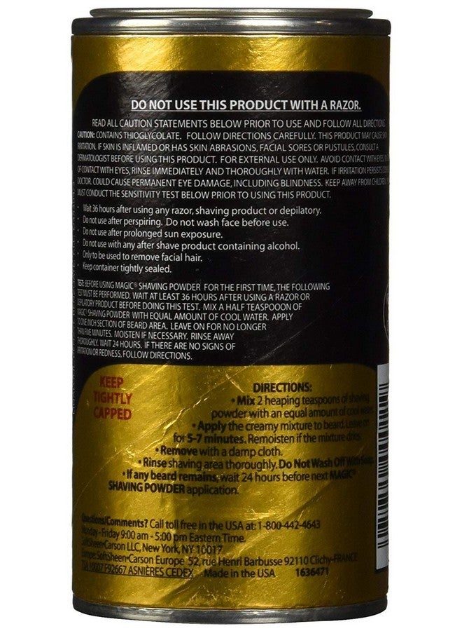 Magic Agic Gold Shaving Powder 4.5 Oz. Fragrant - Image 3