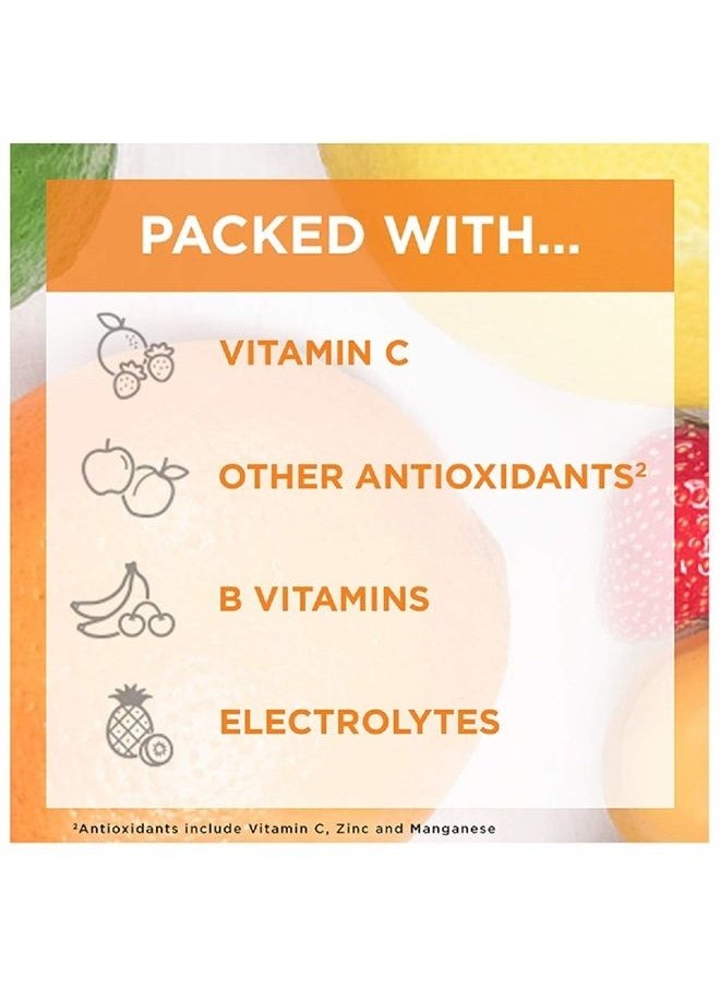Emergen-C - 1000mg Vitamin C Powder, with Antioxidants, B Vitamins and Electrolytes, Vitamin C Supplements for Immune Support, Caffeine Free Drink Mix, Raspberry Flavor - 60 Count/2 Month Supply - Image 1