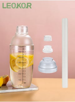 ليوكور مشروبات الكوكتيل 700ml مضاد للتسرب الراتنج شفافة مشروبات الشاي مشروبات المشروبات مع مشروبات المشروبات  - Image 1
