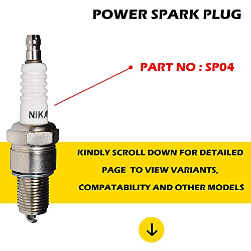 NIKAVI SP07 Power Spark Plug Compatible for MARUTI SUZUKI INDIA LTD Omni 0.8 MPFI - Image 2