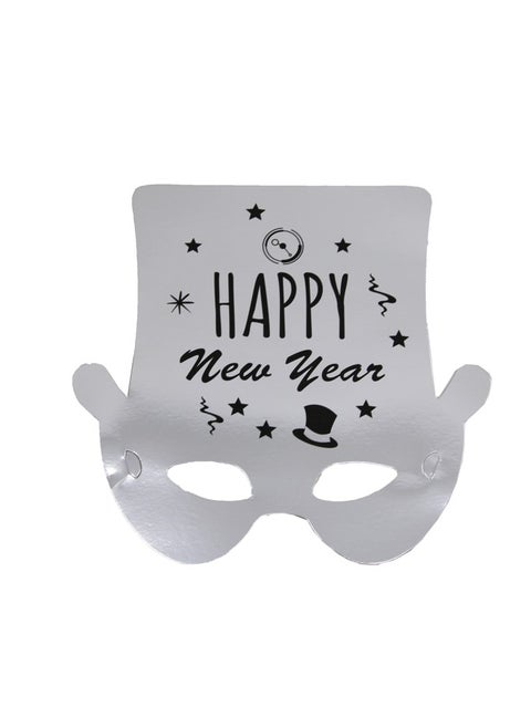 Happy New Year Eye Mask - Set of 2pcs - Ring in the New Year with Style and Celebration