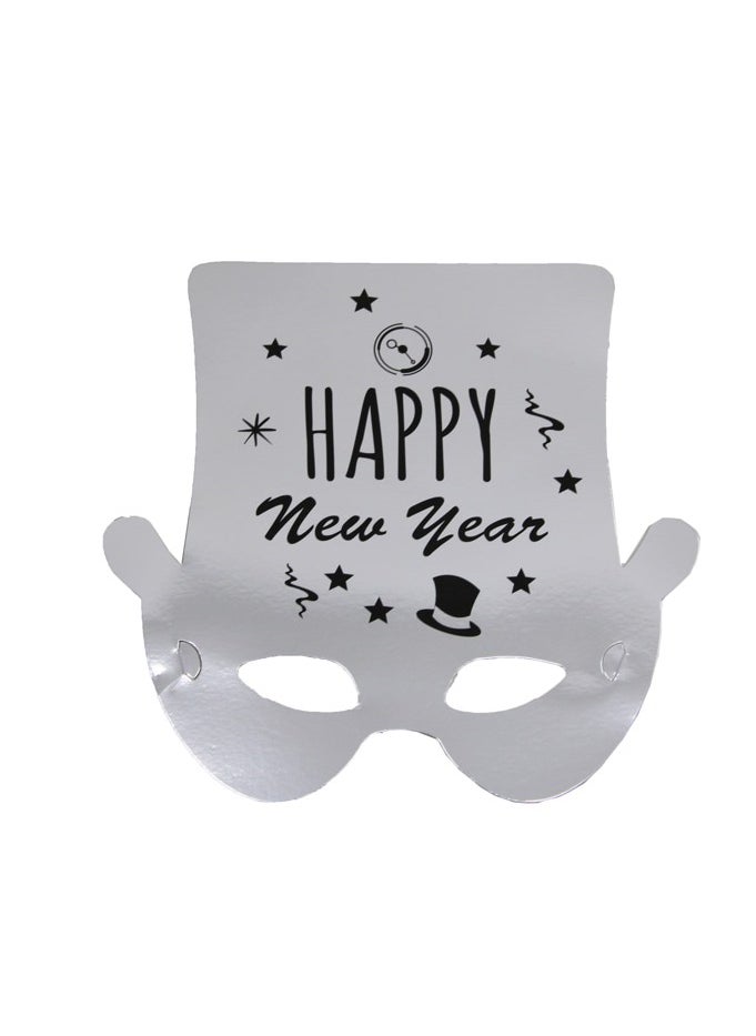 Happy New Year Eye Mask - Set of 2pcs - Ring in the New Year with Style and Celebration