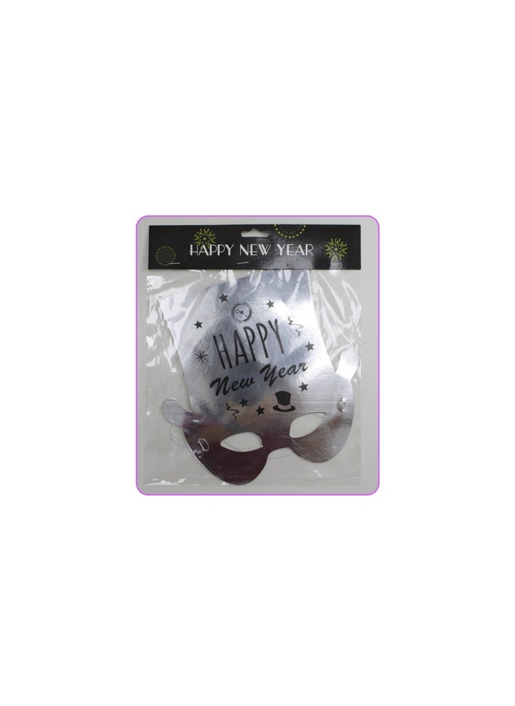 Happy New Year Eye Mask - Set of 2pcs - Ring in the New Year with Style and Celebration