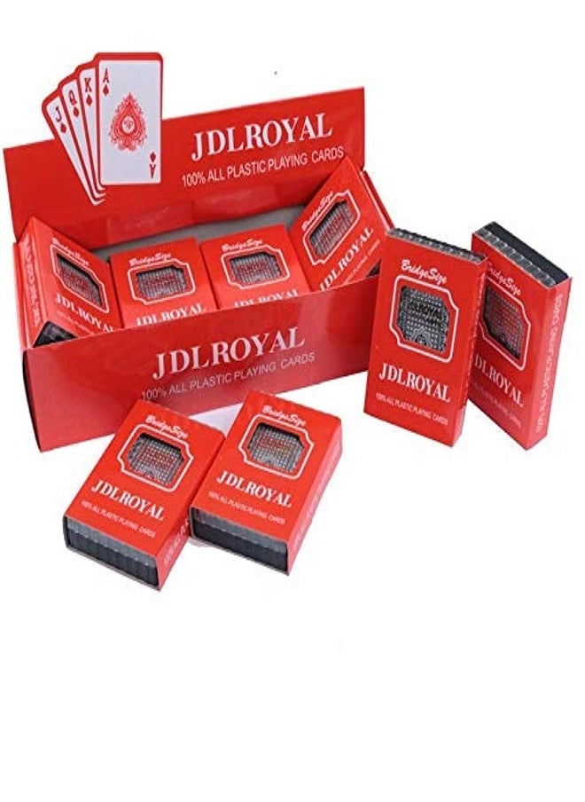 Royal 12 Pcs From JDL ROYAL High Quality Plastic Playing Card - Kotshina For Family & Friends  - Image 1