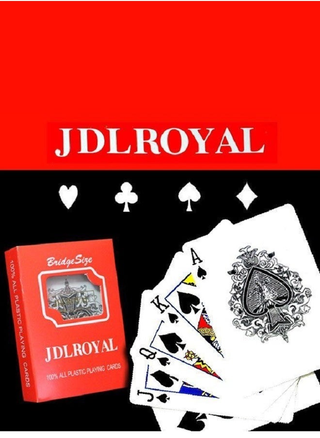 Royal 12 Pcs From JDL ROYAL High Quality Plastic Playing Card - Kotshina For Family & Friends  - Image 4
