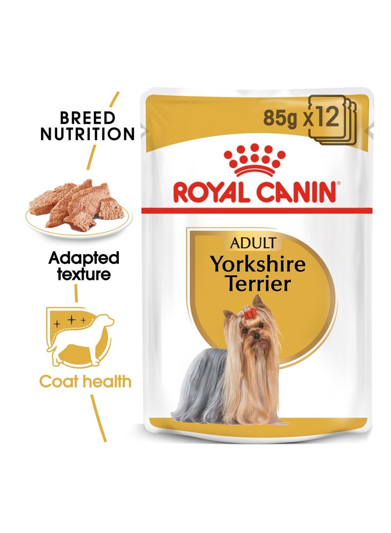 ROYAL CANIN Royal canin Breed Health Nutrition Yorkshire Adult (WET FOOD - Pouches) 