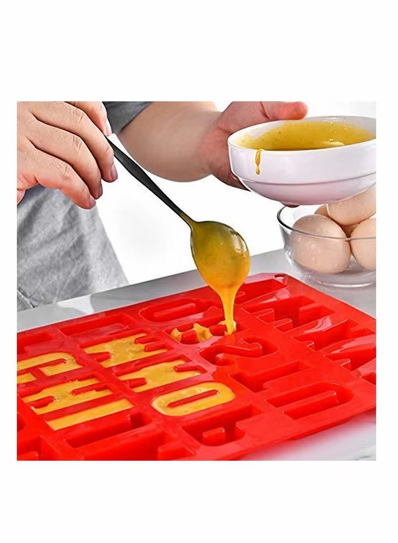 Alphabatic Letter Shaped Mould RED - Image 2
