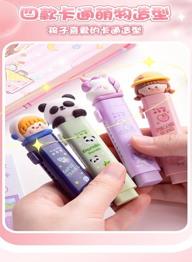 OANGO Cutter Shaped Eraser Set for Kids - Stationary Set, Rubber Erasers, Fancy Erasers for Birthday Return Gift (All 4 Combo) - Image 2