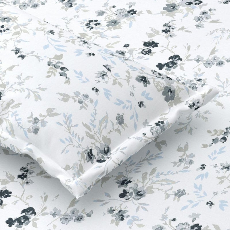 Plumora 100 Cotton Bed Sheet for King Size Bed 1 King Size Bed Sheet 108x108 Inches with 2 Pillow Covers Premium 240 TC Bedsheet for Double Bed King Size Spring Tide Super King - Image 3