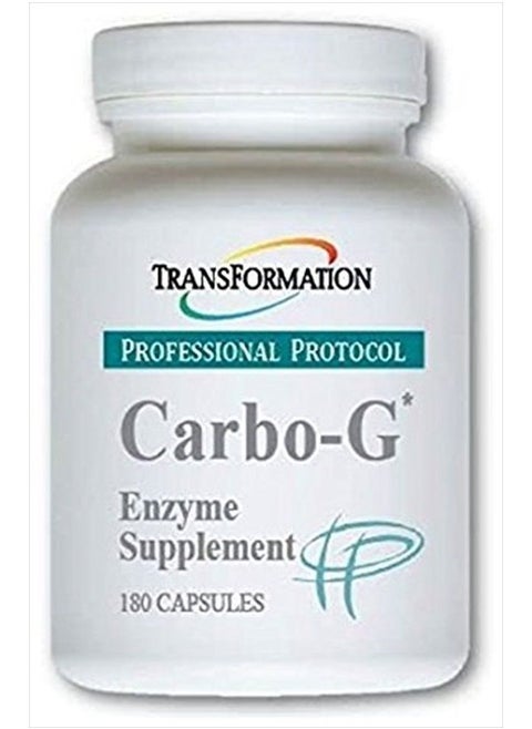 Carbo-G* Capsules - #1 Practitioner Recommended -Digest-Aid, Gut-Health, Designed to Help Encourage Digestion of Gluten and Complex Carbs Supplement by Transformation Enzymes. (180)