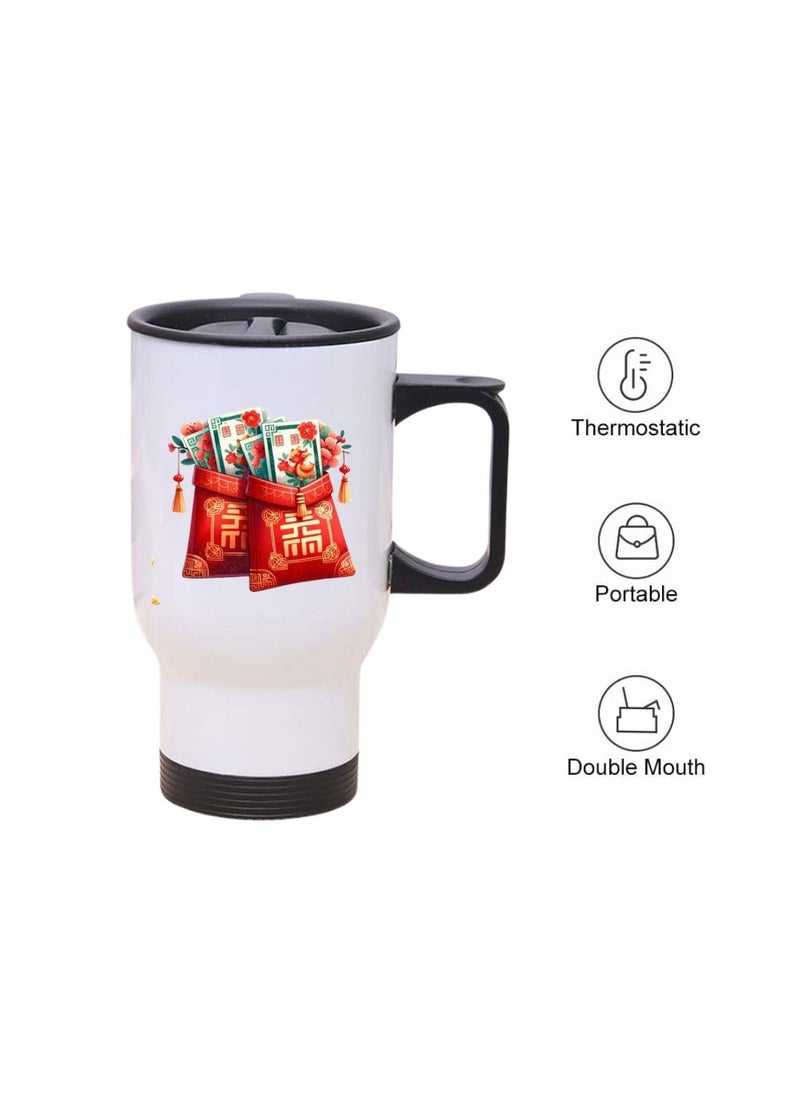 Generic - China Travel Mug–Insulated Stainless Steel Coffee Mug For Hot&Cold Drinks,Perfect For Commuting,Road Trips And Celebrate With Style–Leak-Proof Travel Mug - Image 1
