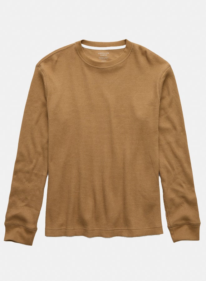 American Eagle AE Long-Sleeve Thermal T-Shirt - Image 1