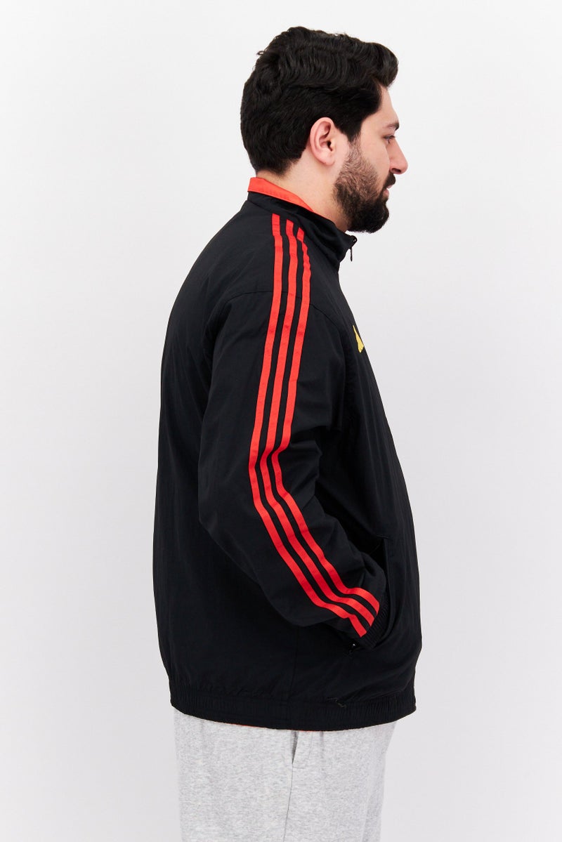 Adidas Men Sportswear Fit Brand Logo Training Jacket, Black - Image 2