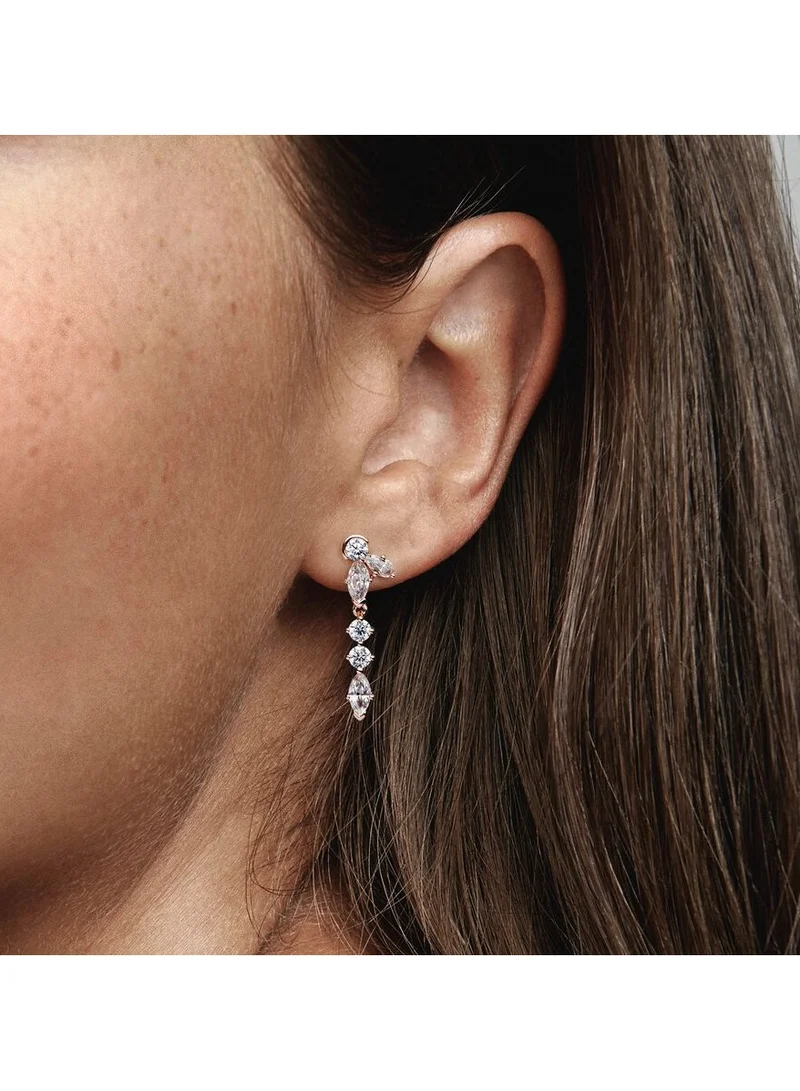 PANDORA Sparkling Herbarium Cluster Drop Earrings