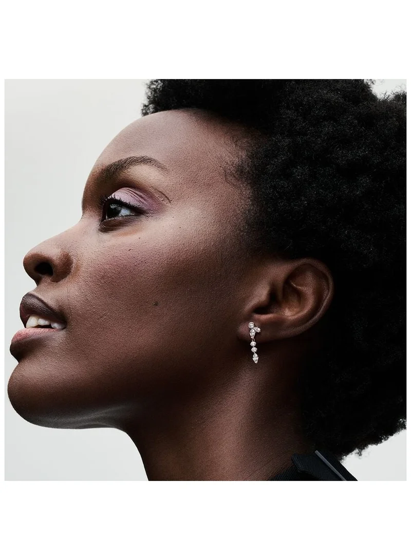 PANDORA Sparkling Herbarium Cluster Drop Earrings
