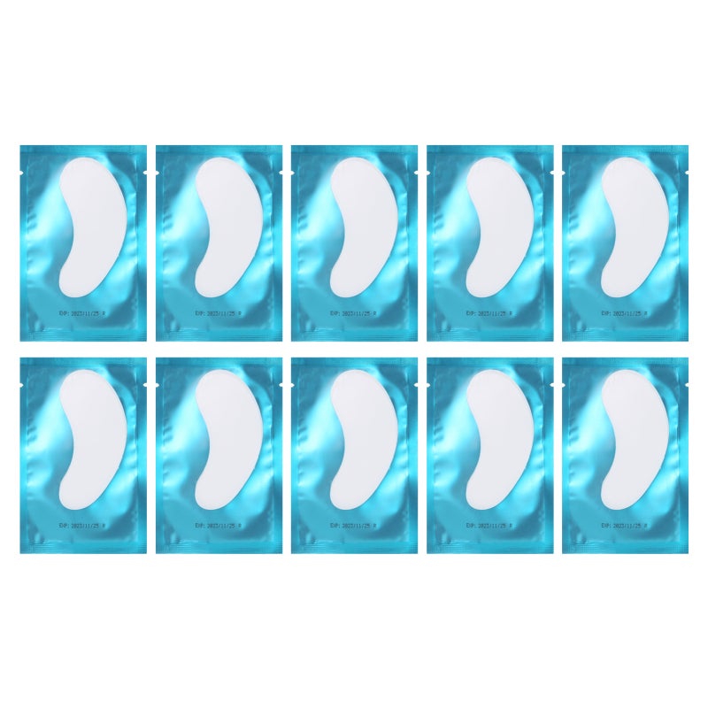 10 pairs Eyelash Extensions Gel Eyelash Patches Gel Lint Gel Eye Patches Eyelashes Pad - Image 1
