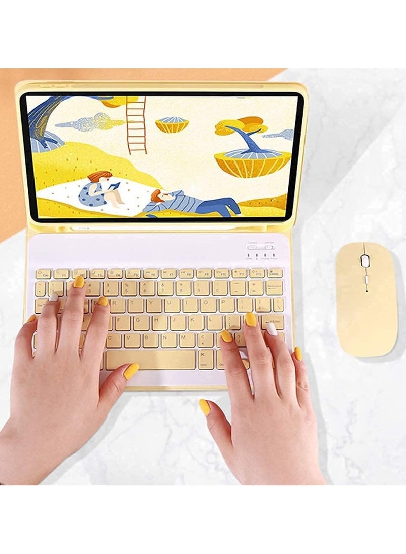 Keyboard Case with Wireless Mouse for iPad Mini 6 8.3 inch 2021 Lightweight Smart Cover with Detachable Keyboard Bluetooth Mice Pencil Holder - Image 2