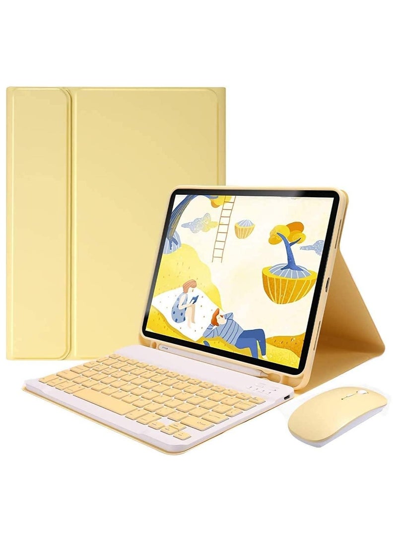 Keyboard Case with Wireless Mouse for iPad Mini 6 8.3 inch 2021 Lightweight Smart Cover with Detachable Keyboard Bluetooth Mice Pencil Holder - Image 1