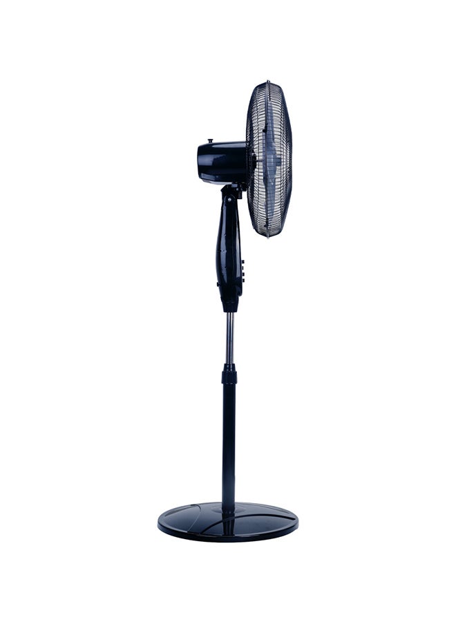 SONASHI 16" Stand Fan With Height Adjustable Feature | 6 Blade Leaf With 3 Speed Switch And Oscillation Function | Ideal For Office, Rooms And Dining Rooms | Tower/Stand Fan 75 W 75 W SF-8040SN Black - Image 3