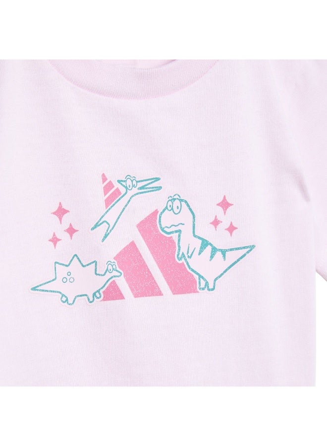 Adidas Adidas I Adiraptor T Pink Training T-Shirts For Infant 0-3M  - Image 4