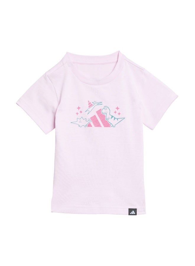 Adidas Adidas I Adiraptor T Pink Training T-Shirts For Infant 0-3M  - Image 1
