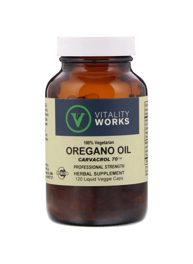 AgoKud Vitality Works Vegan Oregano Oil, 120 Ct 