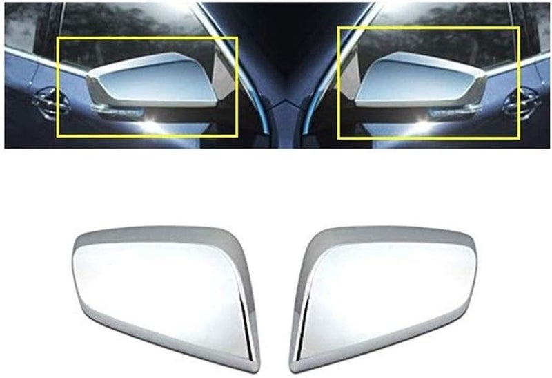 Vuzmode أغطية مرايا الرؤية الخلفية الكرومية من فوزمود لشيفي إمبالا 2014-2020 - Image 2