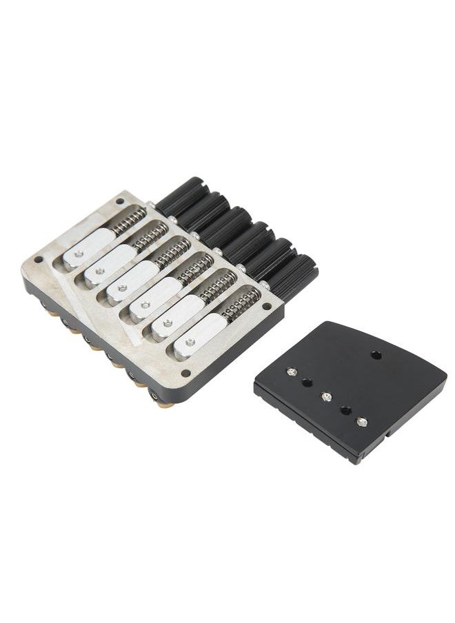 Thoraya - 6 String Headless Guitar Bridge Retro Style Metal High Hardness Headless Guitar Replacement Bridge - Image 1