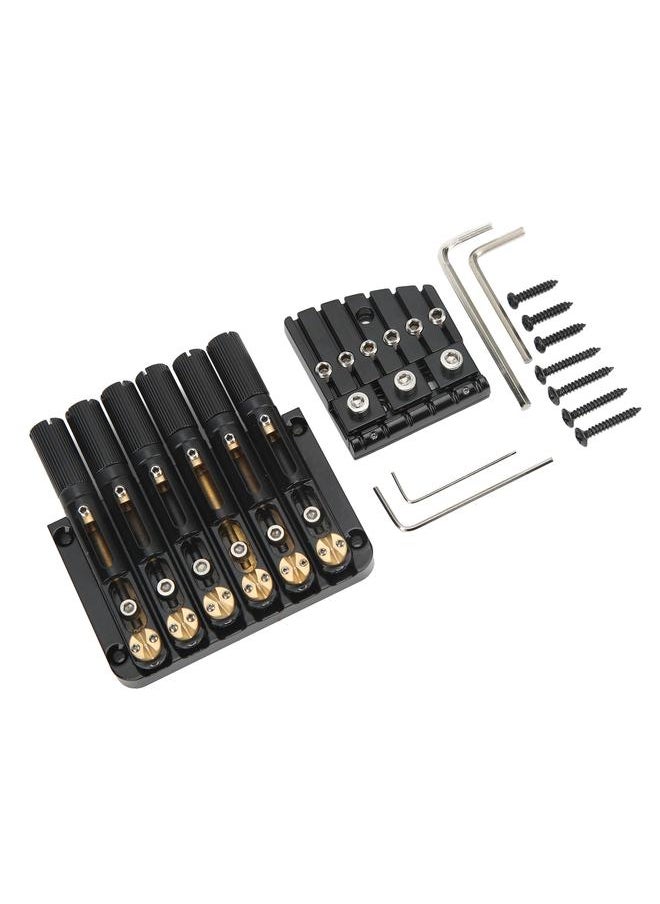 Thoraya - 6 String Headless Guitar Bridge Retro Style Metal High Hardness Headless Guitar Replacement Bridge - Image 1