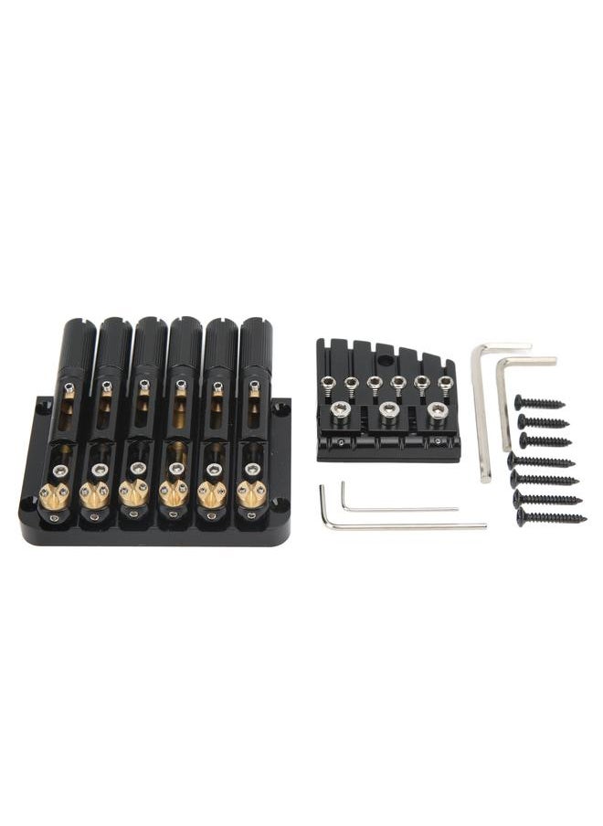 Thoraya - 6 String Headless Guitar Bridge Retro Style Metal High Hardness Headless Guitar Replacement Bridge - Image 1