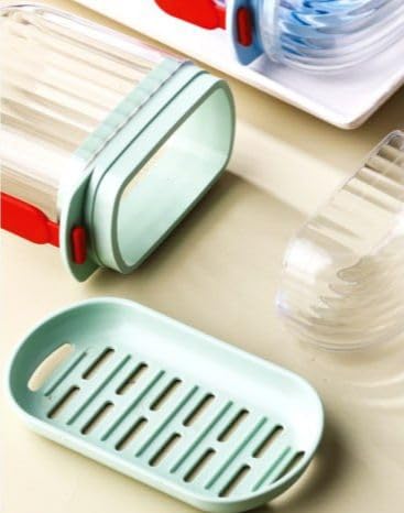 Aekatray Travel Soap Box - Plastic Transparent Waterproof Portable Soap Dish Box for Travel, Camping & Outdoor, Leakproof Soap Box Case with Lid Draining Soap Bar Holder Dish Container - Image 1