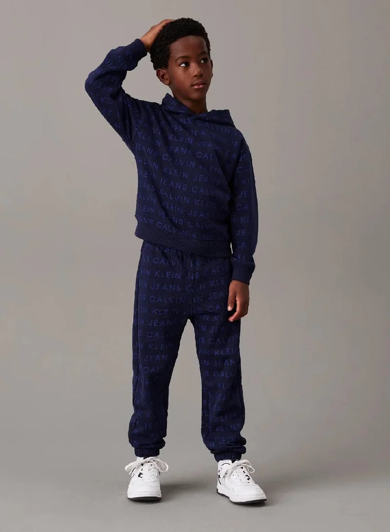 كالفن كلاين جينز بنطال رياضي خفيف للركض بقصة مستقيمة مزين بشعار كلفن كلاين