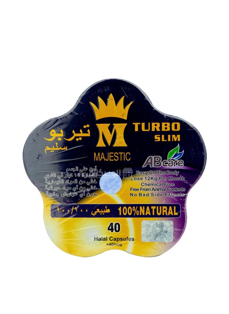 Majestic Turboslim weight loss  40 capsules  - Image 1