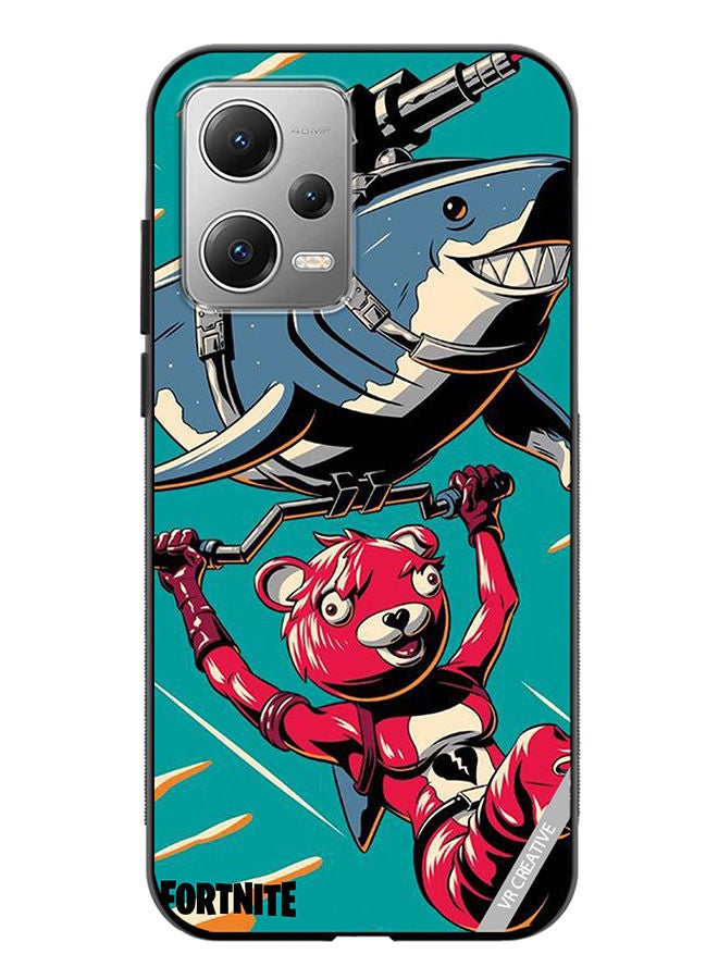 VR CREATIVE Protective Case Cover For Xiaomi Redmi Note 12 Fortnite Poster Design Multicolour - Image 1