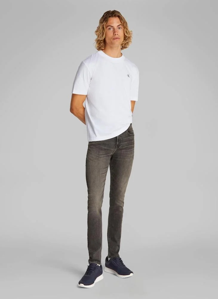 Calvin Klein Jeans Serif Font Graphic T-Shirt