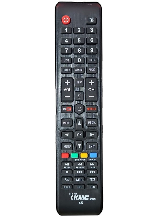 KMC Smart TV LCD LED Remote | Replacement Remote Control For KMC Smart TV LCD LED