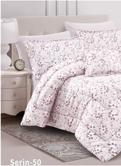 Red Rose Summer Microfiber Inflatable Bedspread - 8 Pieces Double  - Image 3