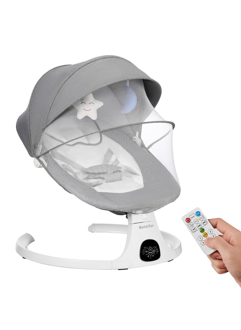 Bentifar - 3-in-1 Baby Swing & Rocking Chair for Infants, Adjustable Electric Baby Bouncer with Reclining Backrest & Remote Control - Image 1