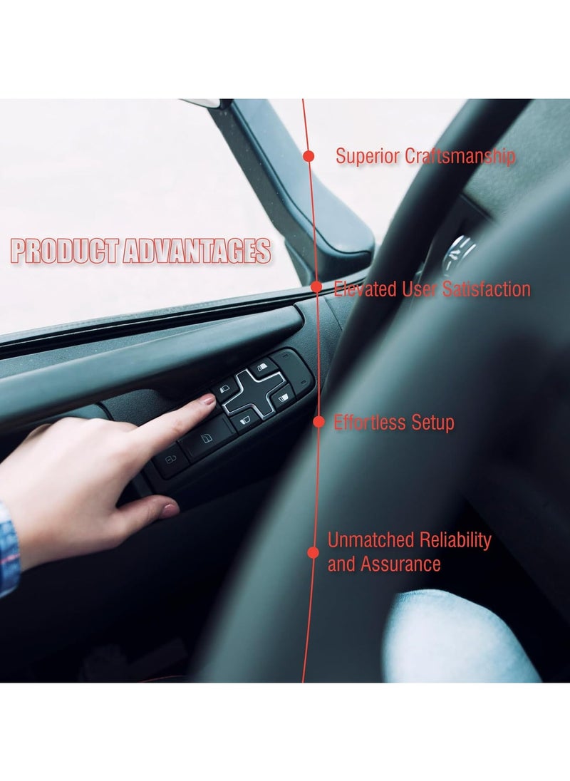 Starwell Front Left Driver Side Power Window Switch Compatible for Civic 2012 2013 1.8L 2.4L L4 Replaces 35750TR0A21  - Image 5