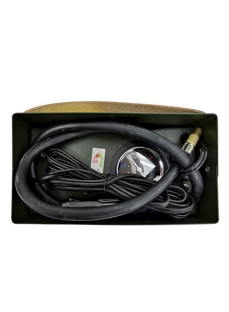 AIRMAN Soldier Heavy Duty 12V Car Air Compressor 100 PSI Tire Inflator, 14A, 25L/Min, Metal Housing, with Carry Bag & 3 Nozzle Attachments for Car, SUV, Truck, Bike - Image 5